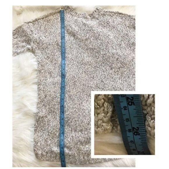 Lucky Brand Marled V-Neck Sweater Size XS, Beige, natural - Picture 8 of 8